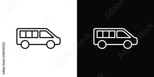 Van icon for template logo, vector designs.