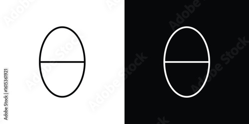 Theta icon for template logo, vector designs.