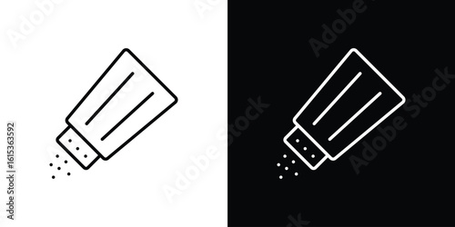 Salt shaker icon for template logo, vector designs.