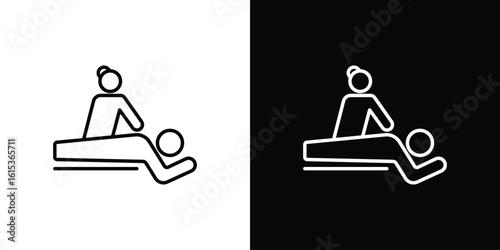 Massage icon for template logo, vector designs.