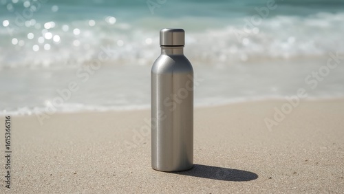 bottle on the beach