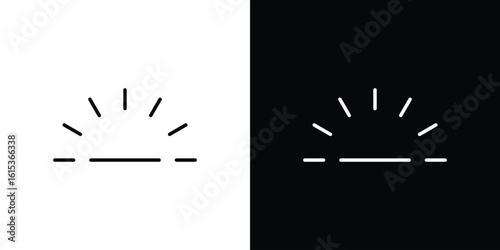 Keyboard brightness icon for template logo, vector designs.