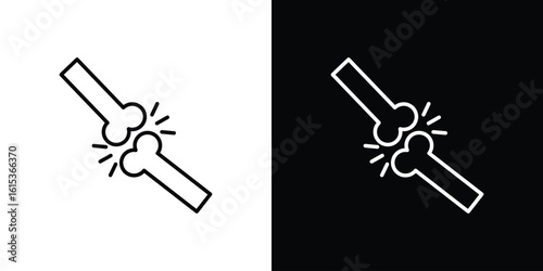 Joint icon for template logo, vector designs.