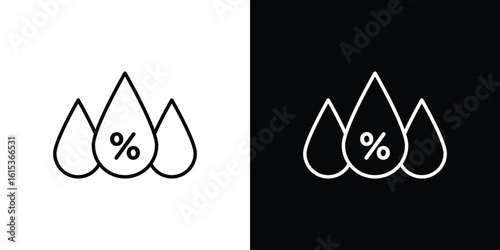 Humidity icon for template logo, vector designs.