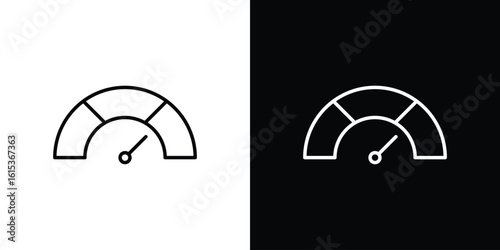 Gauge icon for template logo, vector designs.