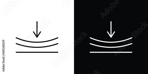 Elastic icon for template logo, vector designs.