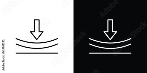 Elastic icon for template logo, vector designs.