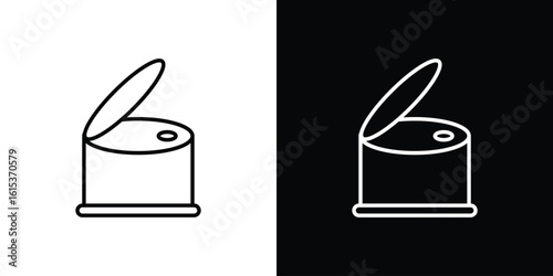 Canned food icon for template logo, vector designs.