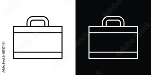 Briefcase icon for template logo, vector designs.