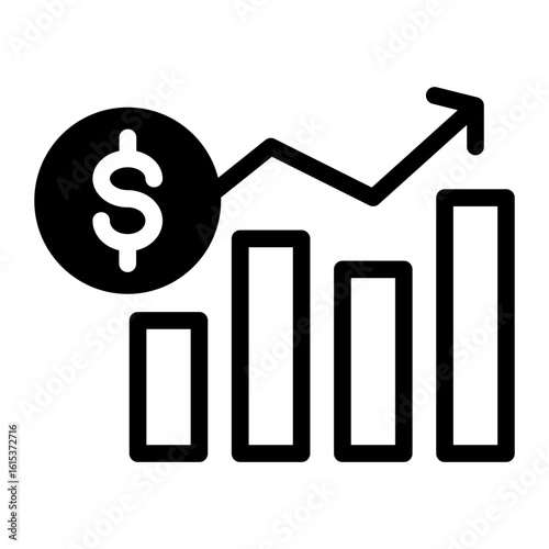 Profit Growth Analysis Icon from Business Opportunity Collection (Mixed Style)
