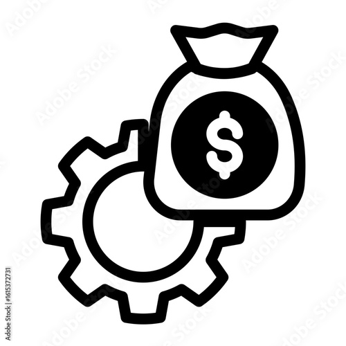 Startup Investment Funding Icon from Business Opportunity Collection (Mixed Style)