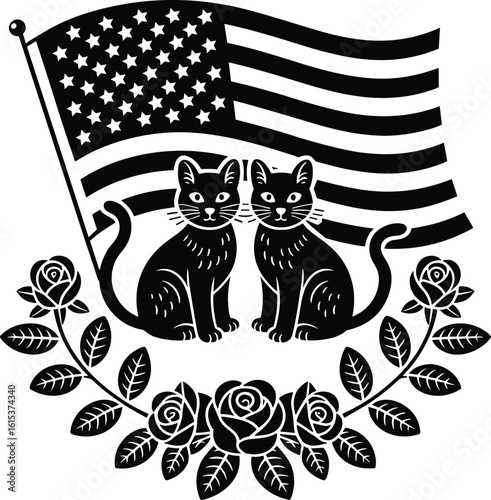 Cat Heart eps | american flag with cat svg Cat svg | Heart eps | Cat Silhouette | animal eps | cat love eps| kitten svg | cat lover gift | peteps

Cat In Heart eps, Cat Paws eps, Cat Footprints eps, C