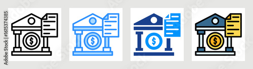 Bank Statement Collection Set Multiple Style