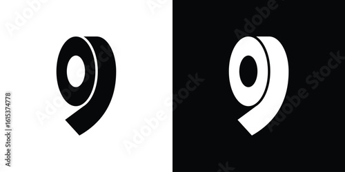 Tape icon, logo elements of graphic designs