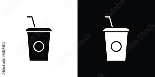 Swoosh Cup icon, logo elements of graphic designs