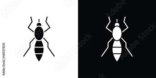 Mosquito icon, logo elements of graphic designs
