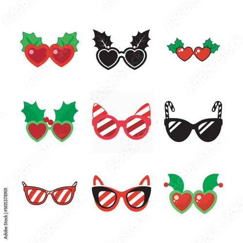 set of christmas  sunglass
