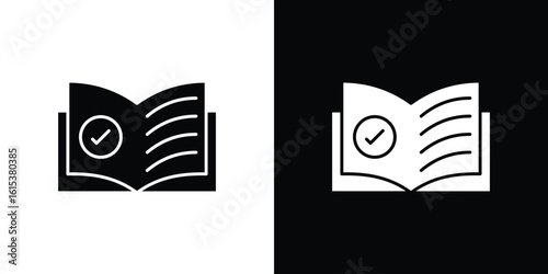 Guide icon, logo elements of graphic designs