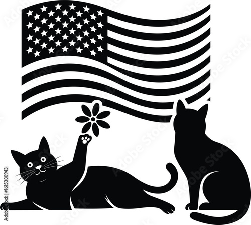 Cat Heart eps | american flag with cat svg Cat svg | Heart eps | Cat Silhouette | animal eps | cat love eps| kitten svg | cat lover gift | peteps

Cat In Heart eps, Cat Paws eps, Cat Footprints eps, C