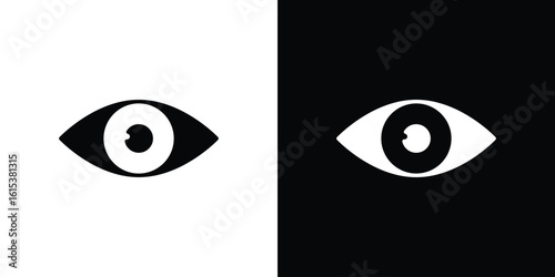 Eyes icon, logo elements of graphic designs