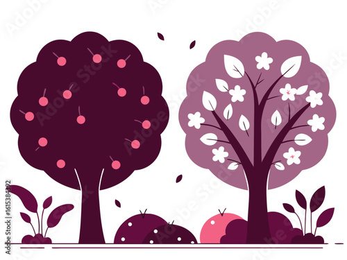 tree with flowers