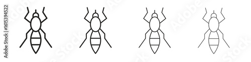 Mosquito icon linear vector icon in a editable style.