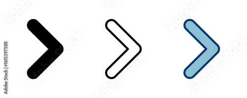 Arrow icon vector isolated on white background. Arrow symbol. Arrow vector icon