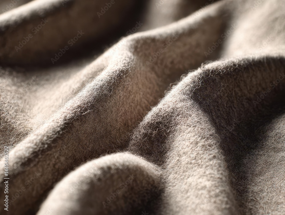 Fototapeta premium Soft Woolen Fabric CloseUp
