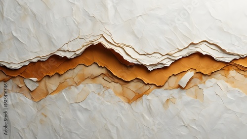 Abstract art design texture background pattern wallpaper canvas paint brown beige surface crackle