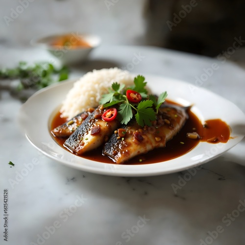 meat with sauce