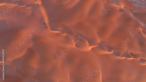 The rub' al Khali empty quarter desert aerial view, Rub al-Khali, Khubash, Saudi Arabia