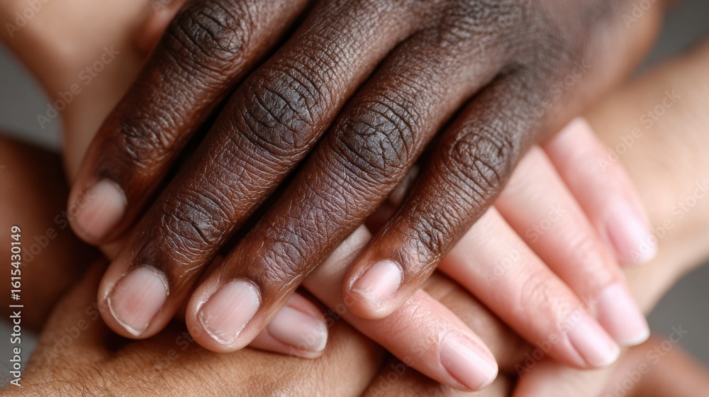 Fototapeta premium Unequal opportunities and biased treatment stem from racial discrimination, affecting social justice and inclusion at many levels. 