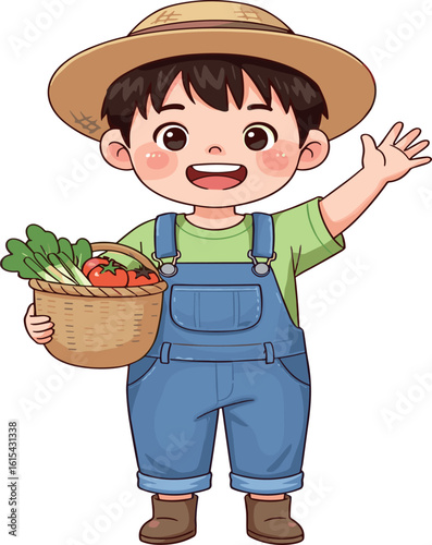 
 Save to Library
 Download Preview
 Preview Crop
 Find Similar
 
File #:  1580336730
Transparent PNG available
Cute cartoon farmer kid illustration. Watercolor style. Cartoon character illustration.