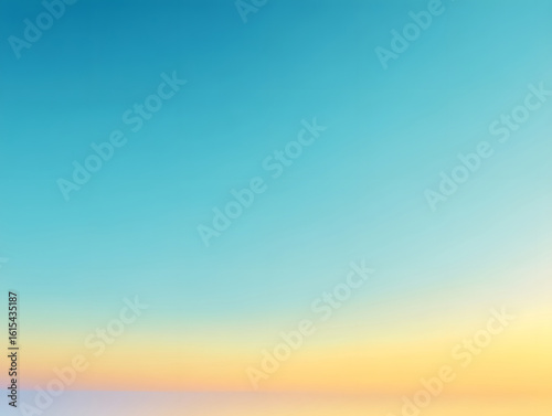 
Soft sky gradient from pale yellow to soft blue
