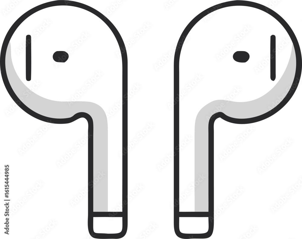 Fototapeta premium Airpods