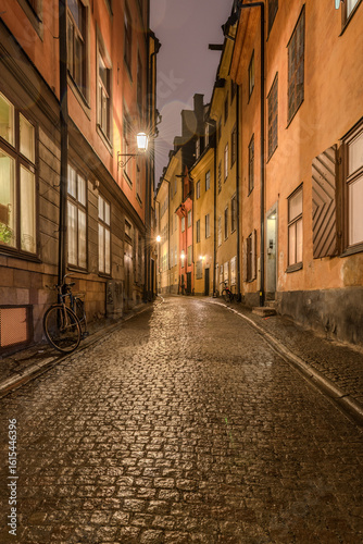 Narrow Stockholm street