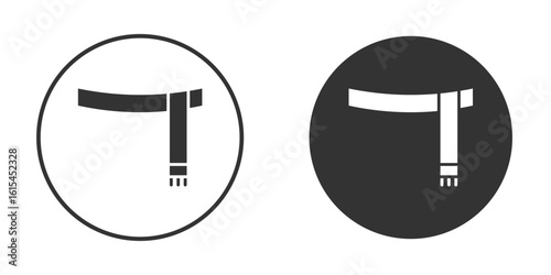 Scarf icon for website design, logo for web and apps.