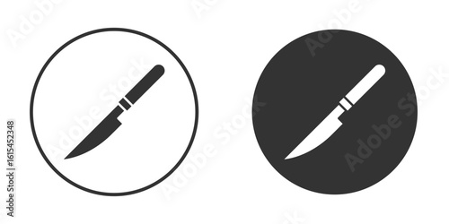 Scalpel icon for website design, logo for web and apps.