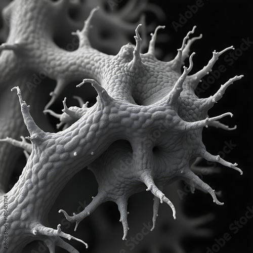 Electron microscopy of cerebral cortex:
1. Pyramidal neurons
2. Synaptic connections
3. Glial processes