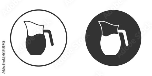Jug icon for website design, logo for web and apps.