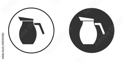 Jug icon for website design, logo for web and apps.