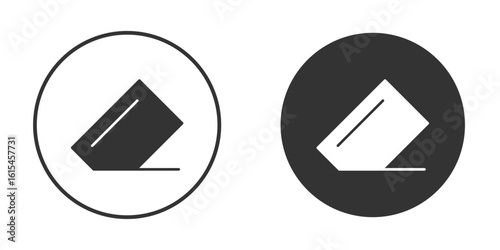 Eraser icon for website design, logo for web and apps.