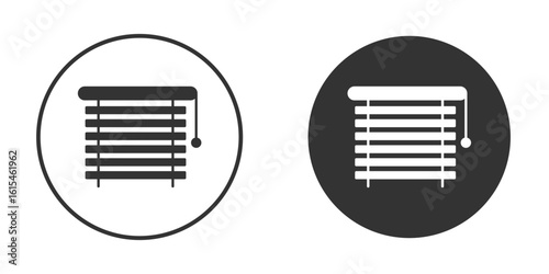 Blinds icon for website design, logo for web and apps.