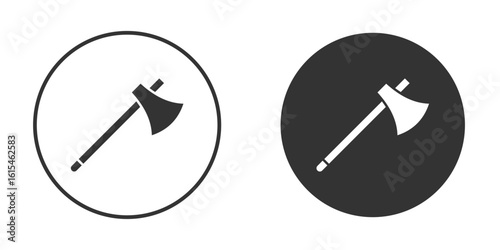 Axe icon for website design, logo for web and apps.