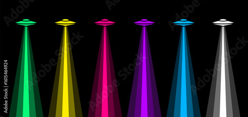 UFO icon. Symbol of fantasy, mysticism or space.Flying saucer, attribute of an alien or extraterrestrial civilization. Spacecraft. Raster icon.