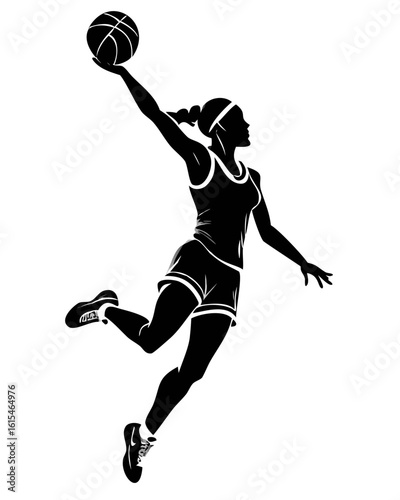 Abstract sketch of a person in motion conveying energy and dynamism with bold lines