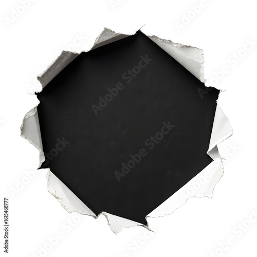 black torn ripped paper png torn paper fragment isolate png rough paper edge PNG texture overlay PNG transparent background image