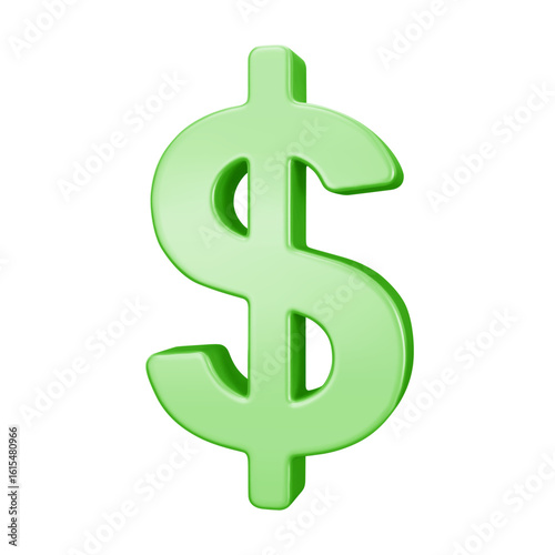 green dollar symbol