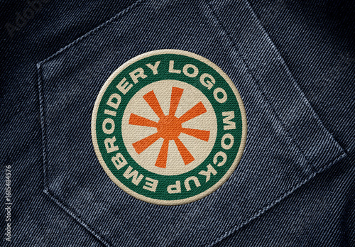 Embroidery Logo Mockup