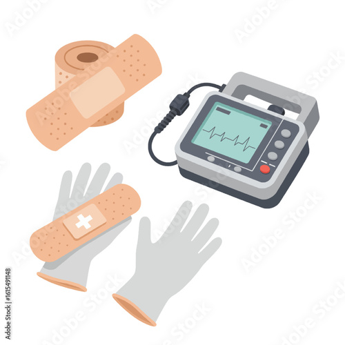 Medical Equipment and Supplies for First Aid